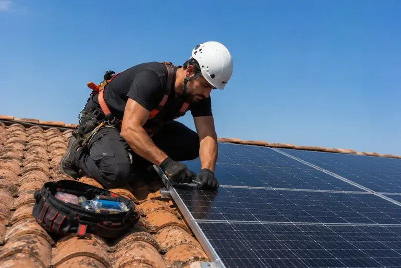Maintenance et monitoring de panneaux solaires à Paussac-et-Saint-Vivien